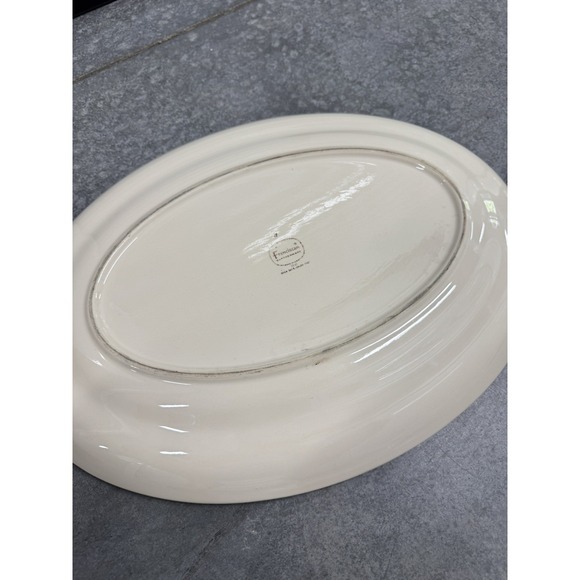 Vintage Franciscan IVY Made in California USA 18" Oval Serving Platter - Picture 2 of 2